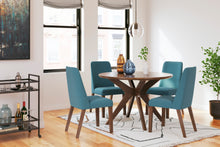 Load image into Gallery viewer, Ashley Lyncott 5 Piece Round Dinette w/Padded Chairs - Item #6118
