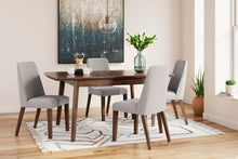 Load image into Gallery viewer, Ashley Lyncott 5 Piece Ext. Dinette w/ Padded Chairs, Butterfly Leaf - Item #6131
