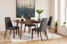 Load image into Gallery viewer, Ashley Lyncott 5 Piece Ext. Dinette w/ Padded Chairs, Butterfly Leaf - Item #6131
