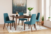 Load image into Gallery viewer, Ashley Lyncott 5 Piece Ext. Dinette w/ Padded Chairs, Butterfly Leaf - Item #6131
