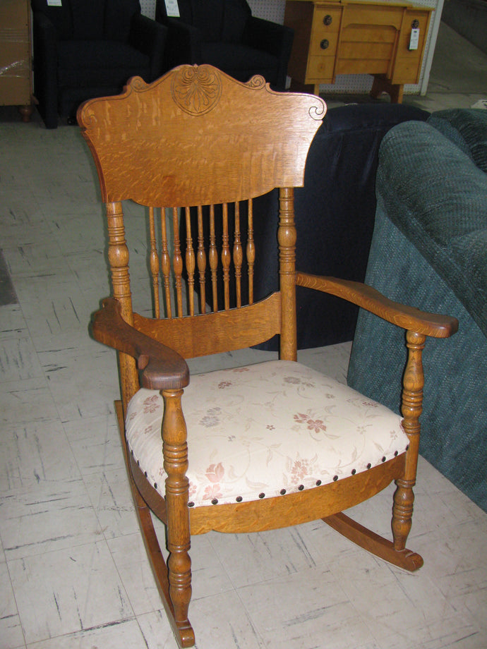Antique Wood Rocking Chair - Item #UC8863-6