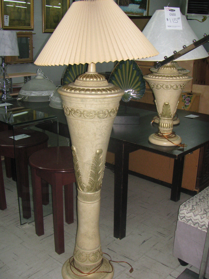 3 Piece Pastel Floor & Table Lamps - Item #UC8978-9