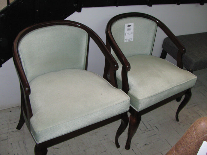 2 Mint Cherry Accent Chairs- Item #UC9285-3