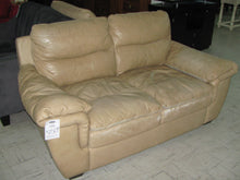 Load image into Gallery viewer, Tan Leather Sofa &amp; Chair- Item #UC9300-1
