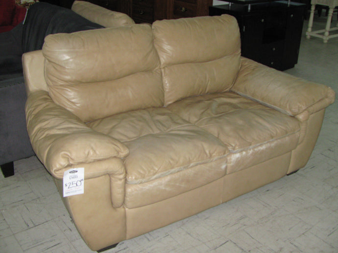 Tan Leather Sofa & Chair- Item #UC9300-1