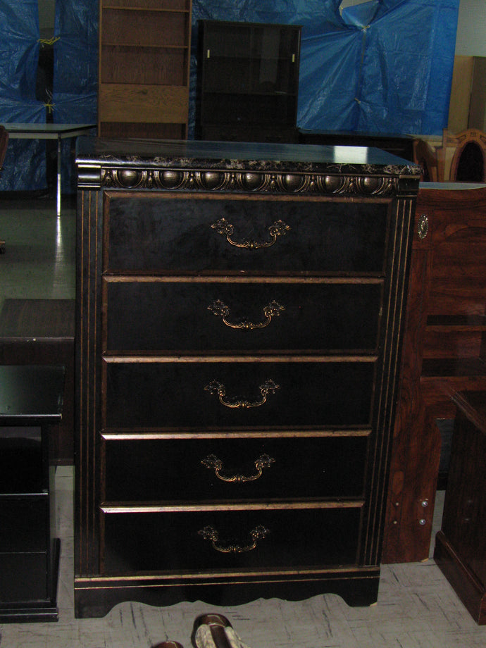 5 Drawer Chest w/ Marble Top- Item #UC9330-3