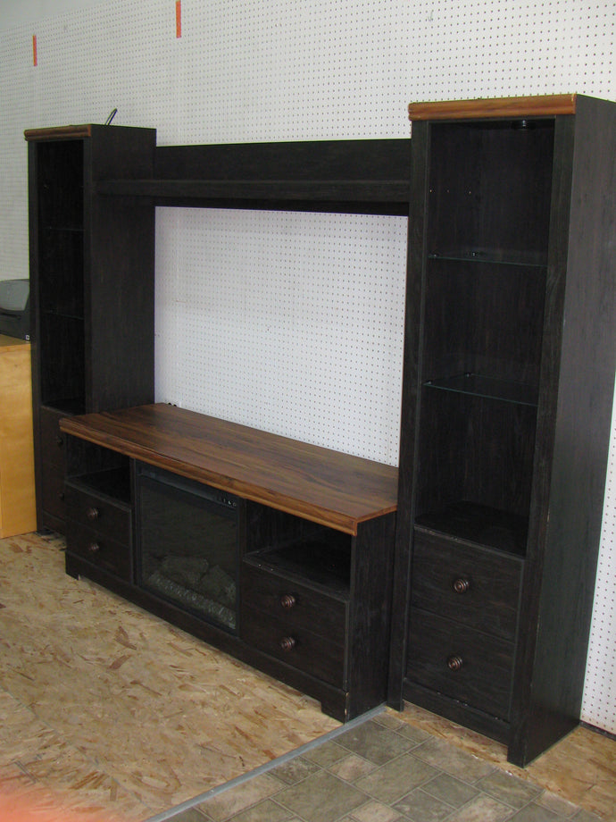 5 Piece Entertainment Center w/ Fireplace & Remote- Item #UC9330-1