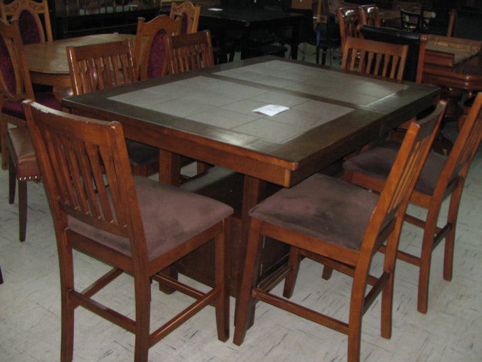 7 Piece Pub Dinette w/ Hidden Leaf - Item #UC9388