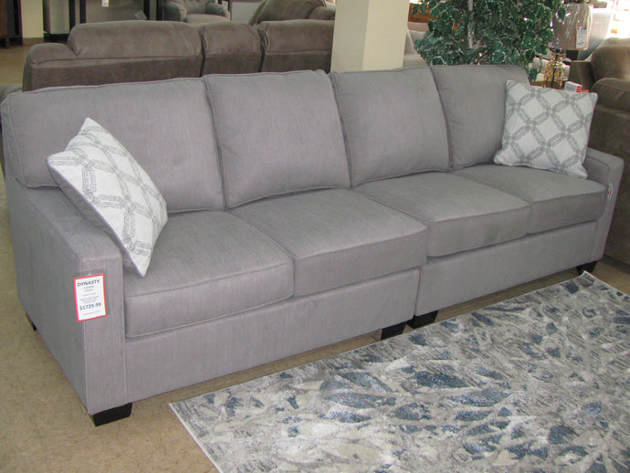 Dynasty Grade 5 Fabric Stationary Oversized Split Sofa- Item #2619