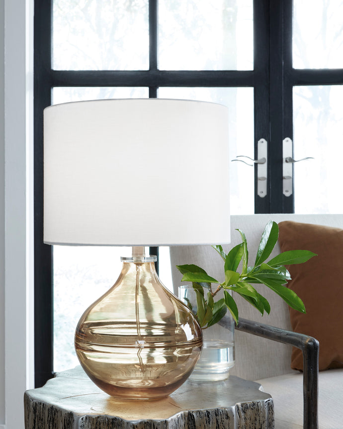 Ashley Lemmitt Glass Table Lamp - Item #10727