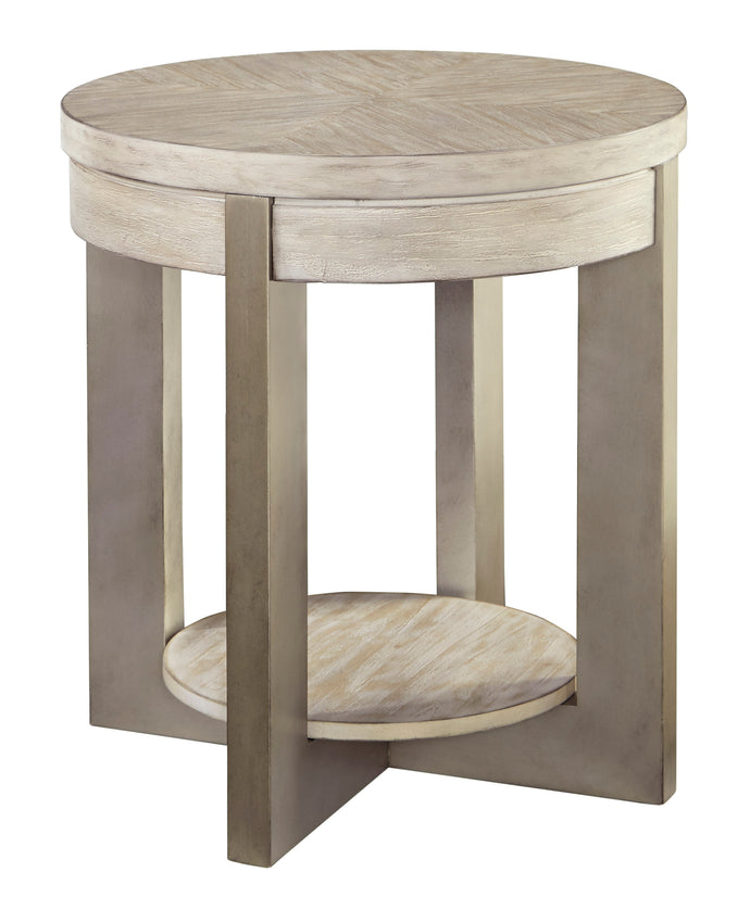 Ashley D Urlander Round End Table - Item #7150