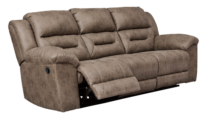 Ashley Stoneland Fossil Fabric Reclining Upholstery  - 2591 Series