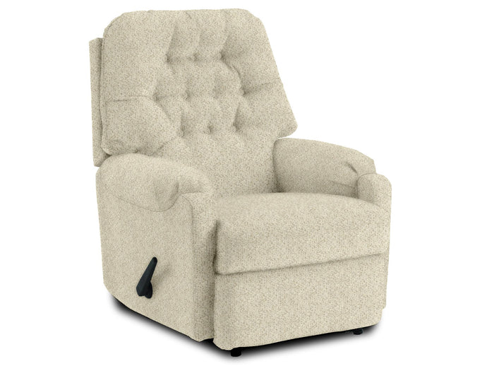 Best Home White Fabric Wall-Hugger Recliner - Item #4502-MidwestOnMain