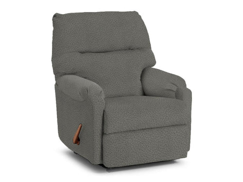 Best Home Light Gray Fabric Rocker Recliner - Item #4634-MidwestOnMain
