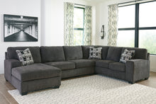 Load image into Gallery viewer, Ashley Ballinasloe Fabric LHF Chaise Sectional w/ Toss Pillows - Item #2568-L
