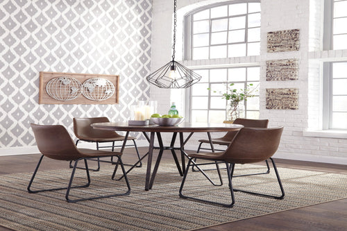 Ashley Centiar 5 Piece Dinette w/ Padded Chairs - Item #6134-MidwestOnMain