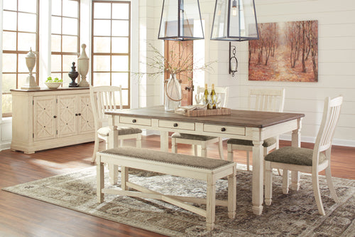 Ashley Bolenburg 5 Piece Dinette w/ Optional Bench - D647 Series-MidwestOnMain