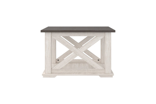 Ashley White End Table - Item #7124-MidwestOnMain