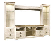 Load image into Gallery viewer, Ashley Willowton Pier Unit w/ Optional TV Stand &amp; Fire Place Option - W267 Series
