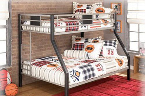 Twin Over Double Tubular Metal Bunkbed - Item #10232-MidwestOnMain