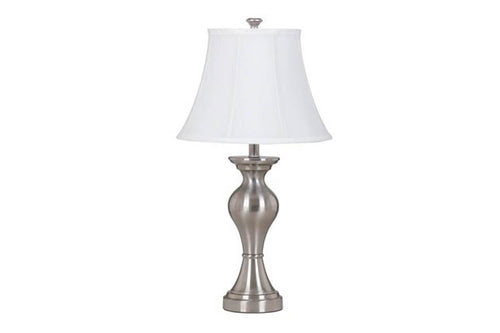 Nickel Plated Table Lamp w/ 3 Way Switch - Item #10704-MidwestOnMain