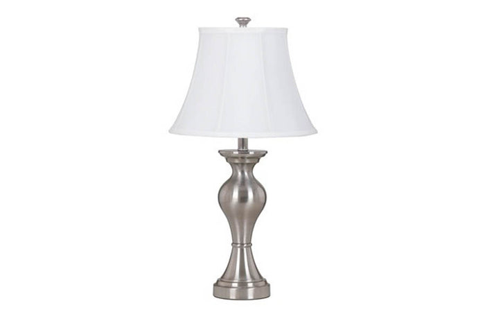 Nickel Plated Table Lamp w/ 3 Way Switch - Item #10704-MidwestOnMain