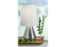 Load image into Gallery viewer, Ashley Silver Lamp w/USB Charger - Item #10711
